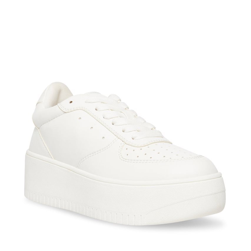 White Steve Madden Rocket Women's Platform Shoes | PH 3268AJQ